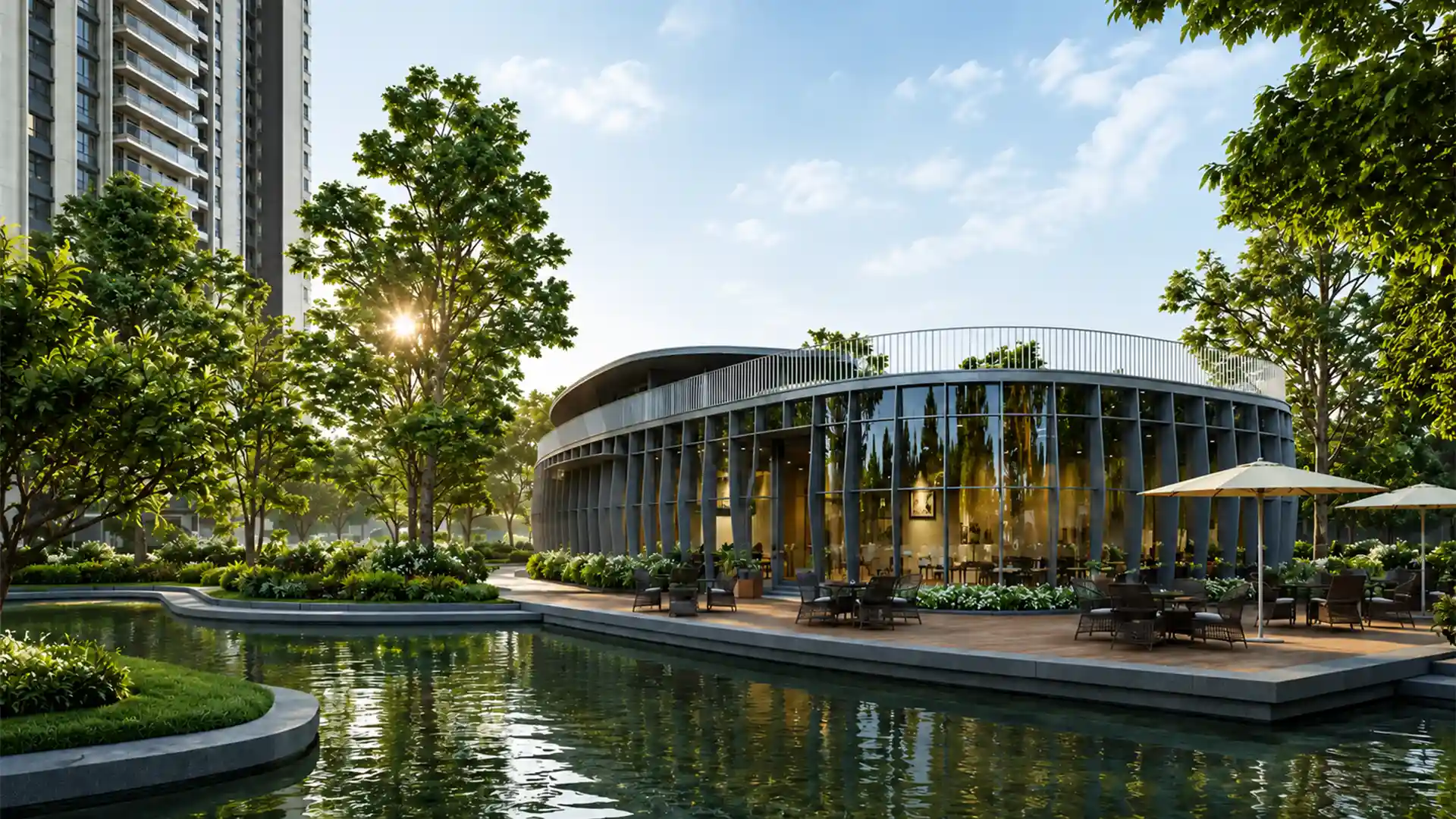 Sobha Hamptons Clubhouse