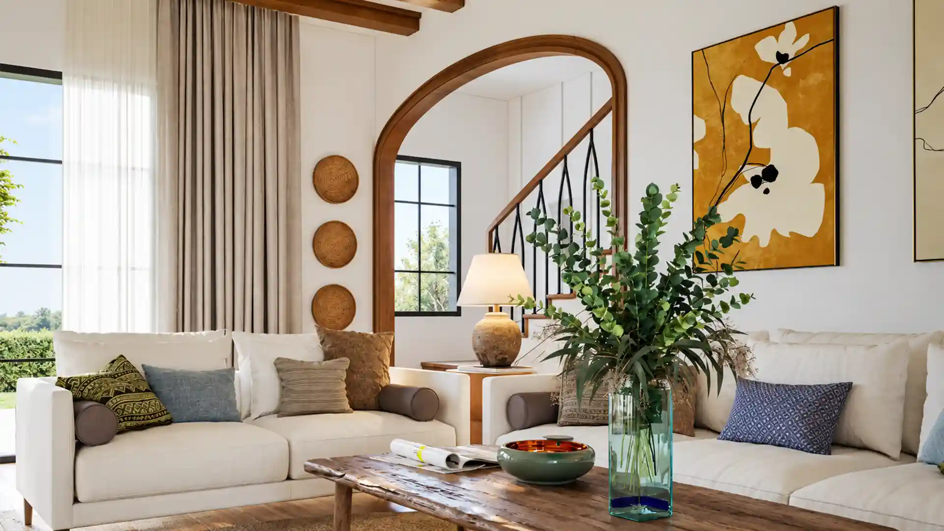 Sobha Oakshire Living Room