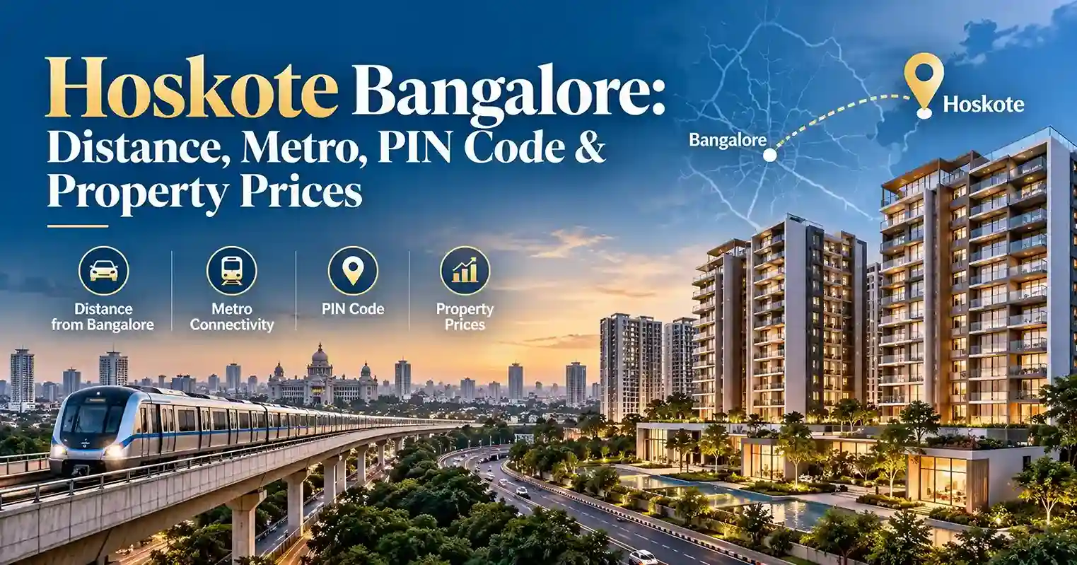 Hoskote Bangalore: Distance, Metro, Pin Code & Property Prices